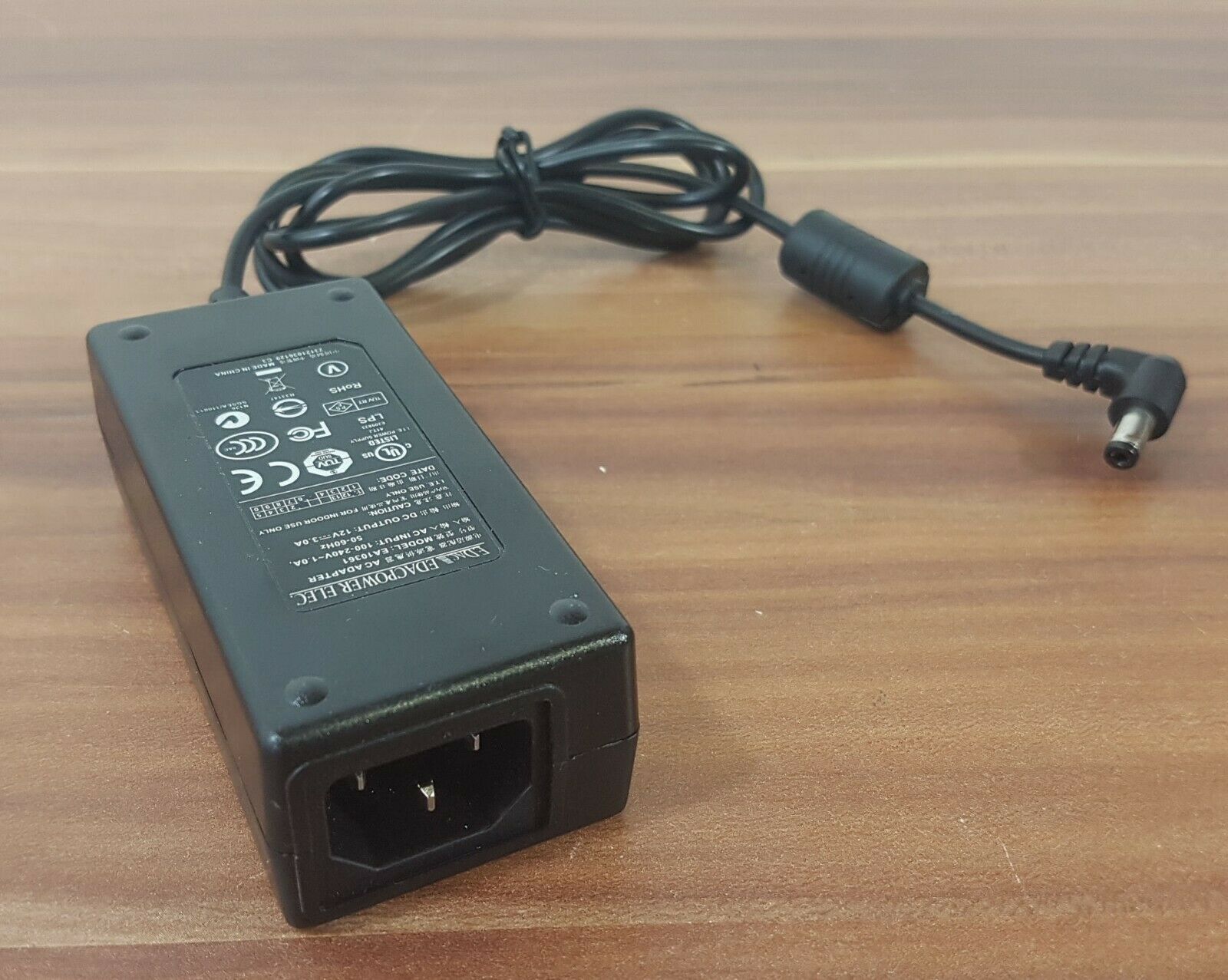 New EDAC EA10361 12V 3A AC-DC Power Supply AC Adapter Charger